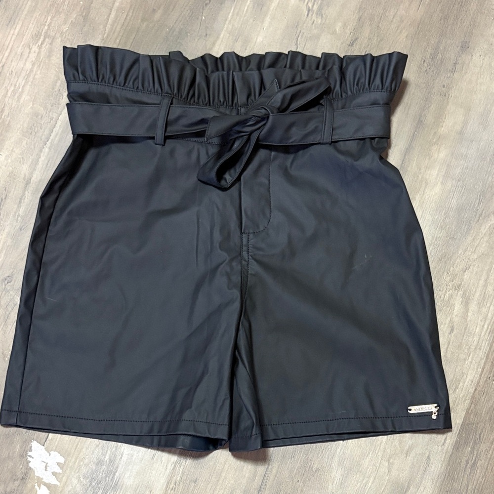 Guess Black High-Waisted Girls Shorts